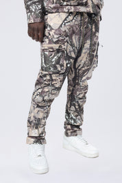 Utility Windbreaker Pants - Olive Hunting Camo