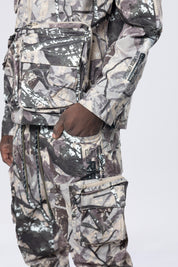 Utility Windbreaker Pants - Olive Hunting Camo