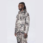 Smoke Rise Utility Windbreaker Jacket - Olive Hunting Camo
