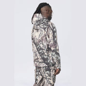 Smoke Rise Utility Windbreaker Jacket - Olive Hunting Camo