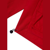 Smoke Rise Windbreaker Utility Jacket - Red