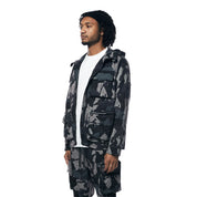 Smoke Rise Windbreaker Utility Jacket - Stone Camo