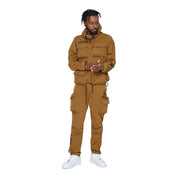 Smoke Rise Windbreaker Utility Jacket - Timber