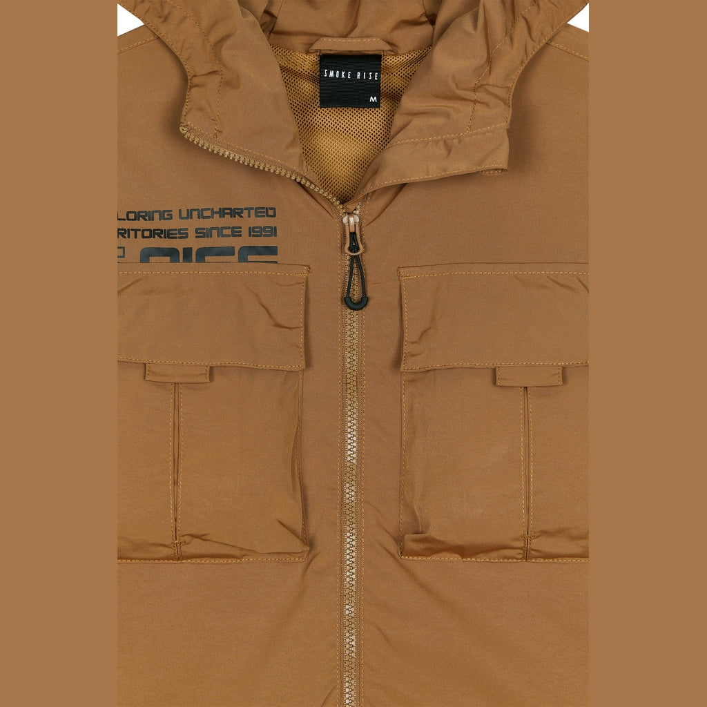 Smoke Rise Windbreaker Utility Jacket - Timber