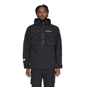 Smoke Rise Windbreaker Utility Jacket - Black