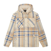 Smoke Rise Plaid Flannel Shacket - Biscotti