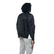 Smoke Rise MA1 Bomber Jacket - Black