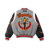 Torch Varsity Jacket - Light Heather Grey