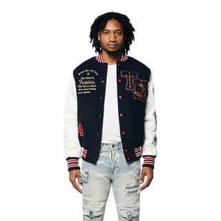 Tokyo Varsity Jacket - Navy – SMOKERISENY.COM