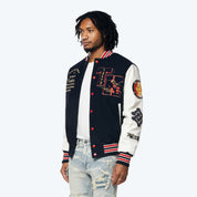 Tokyo Varsity Jacket - Navy