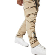 Smoke Rise Utility Windbreaker Cargo Pants - Khaki