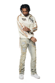 Euro Racing Windbreaker Jacket - Dune
