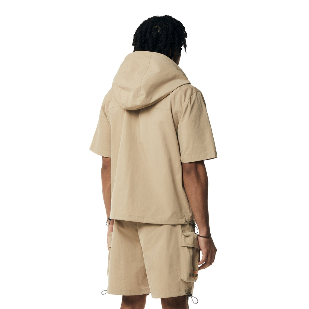 Smoke Rise Utility Windbreaker SS Jacket - Khaki