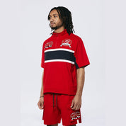 Smoke Rise Yacht Club Short Sleeve Anorak - True Red