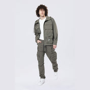 Smoke Rise Utility Cargo Windbreaker Pants - Thyme
