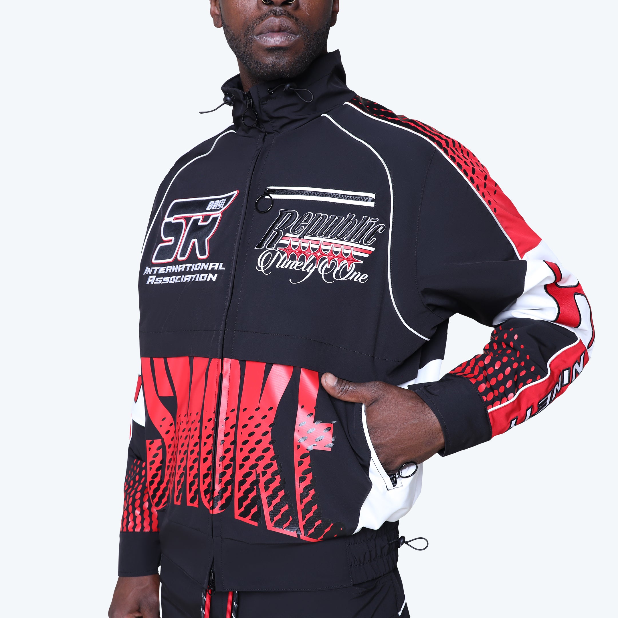 Republic Windbreaker Jacket - Red