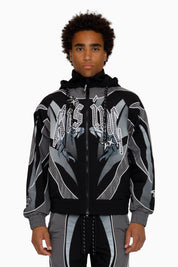 Rising Colorblock Windbreaker Jacket - Castlerock