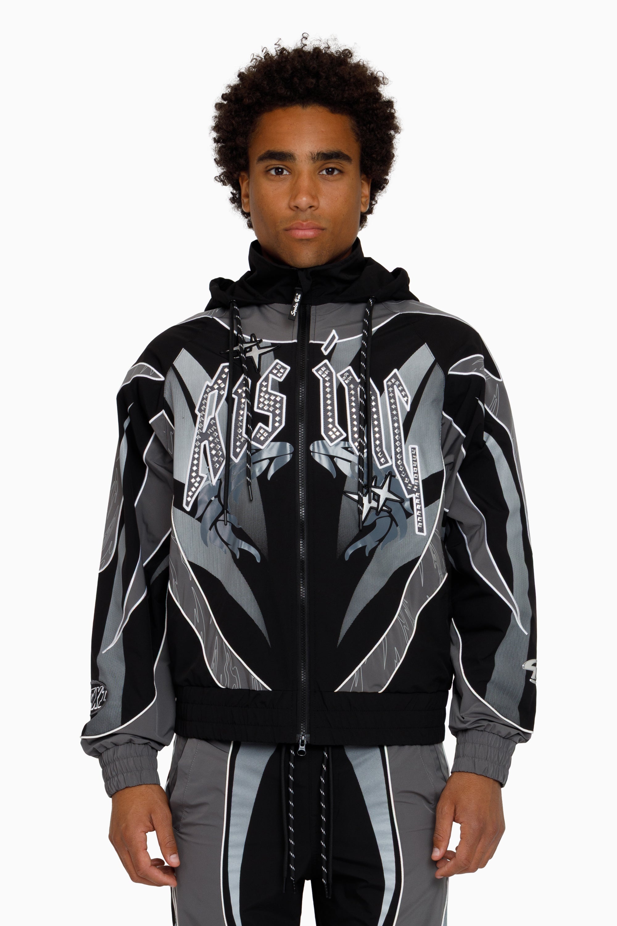 Rising Colorblock Windbreaker Jacket - Castlerock