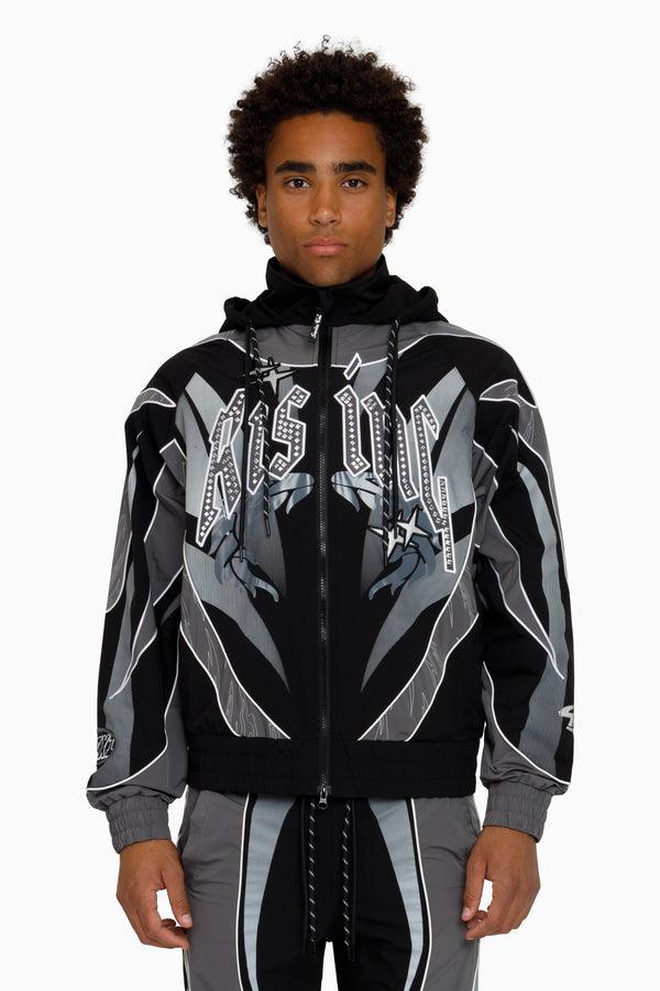 Rising Colorblock Windbreaker Jacket - Castlerock