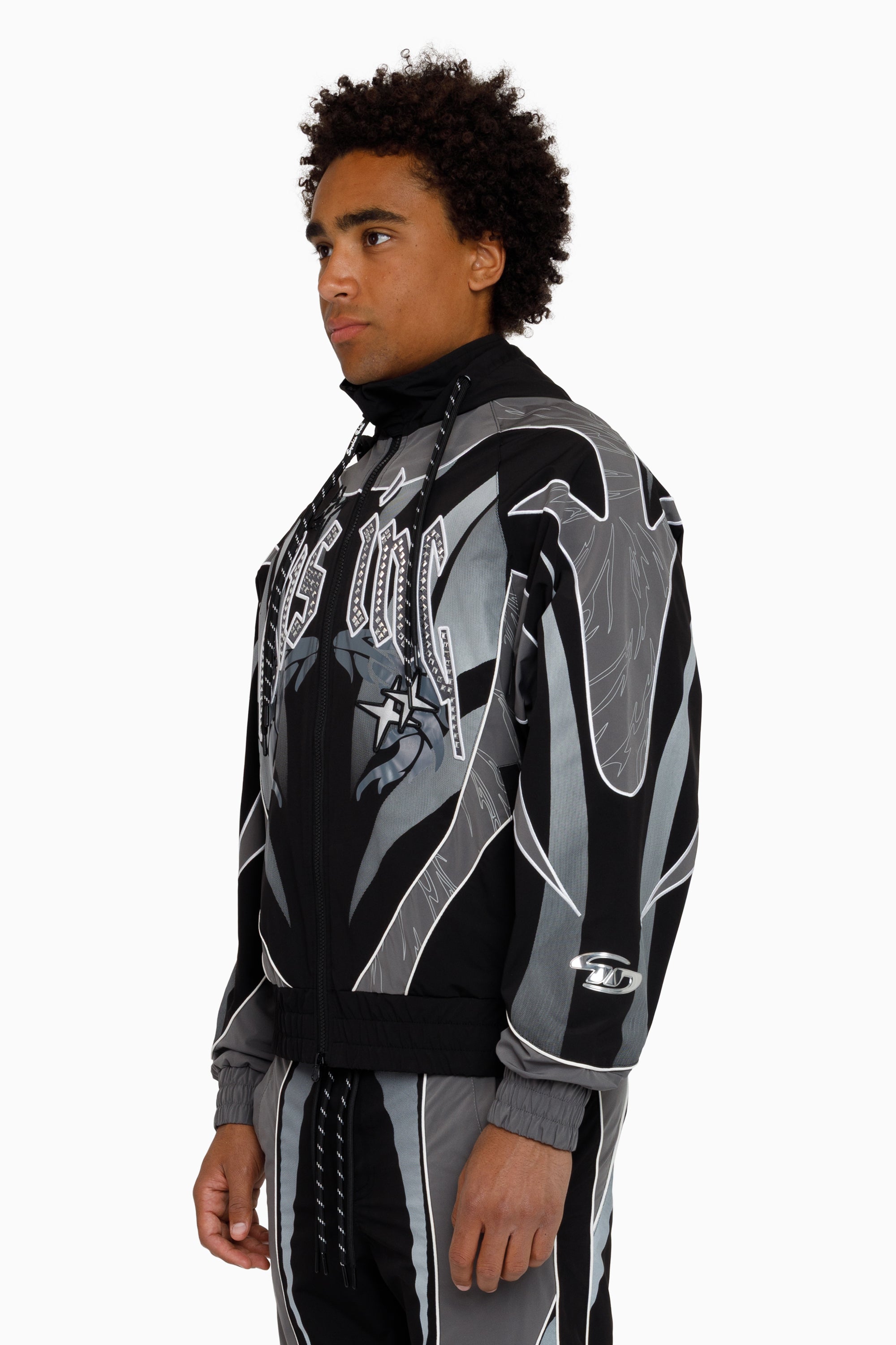 Rising Colorblock Windbreaker Jacket - Castlerock