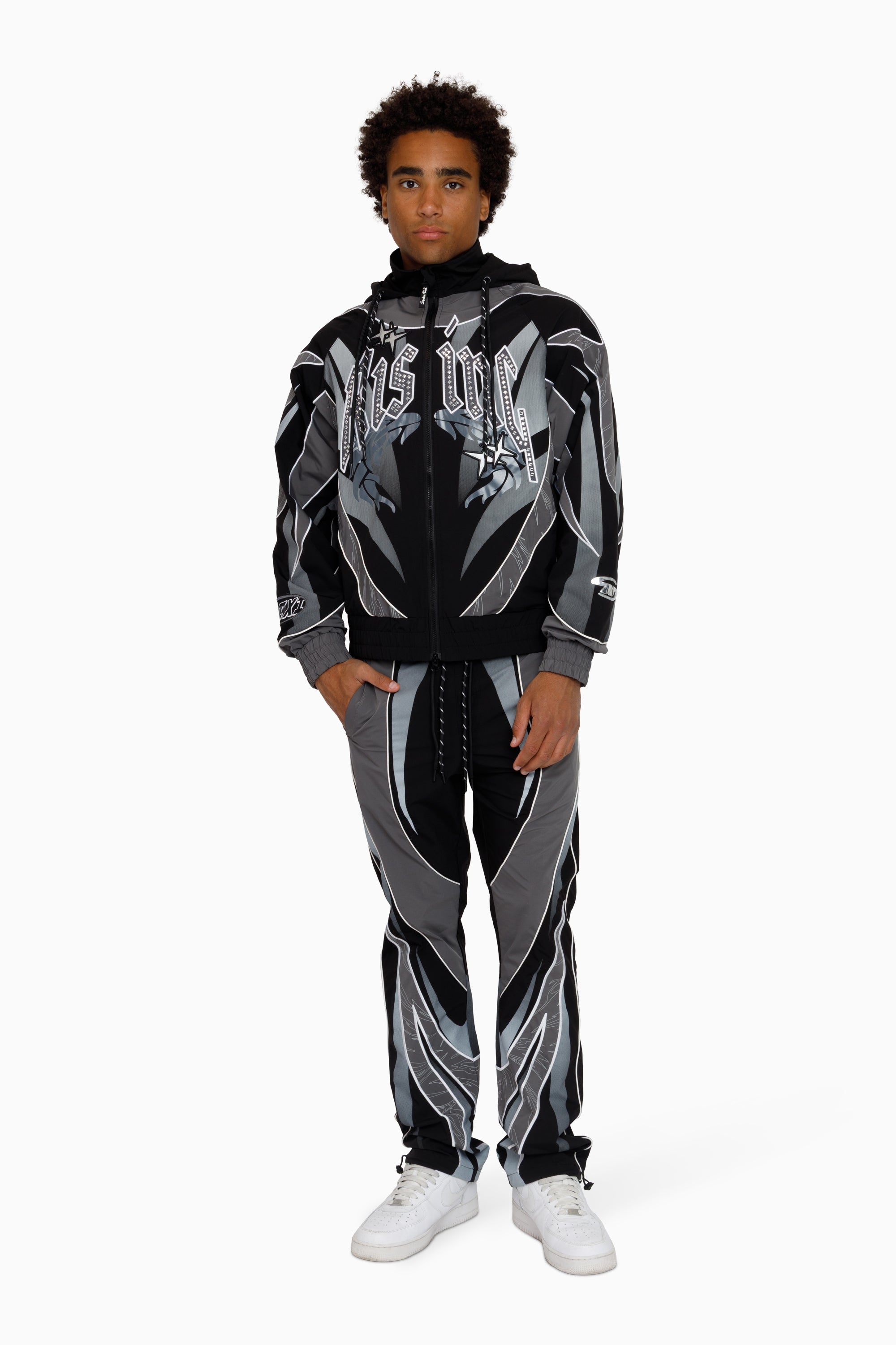 Rising Colorblock Windbreaker Jacket - Castlerock