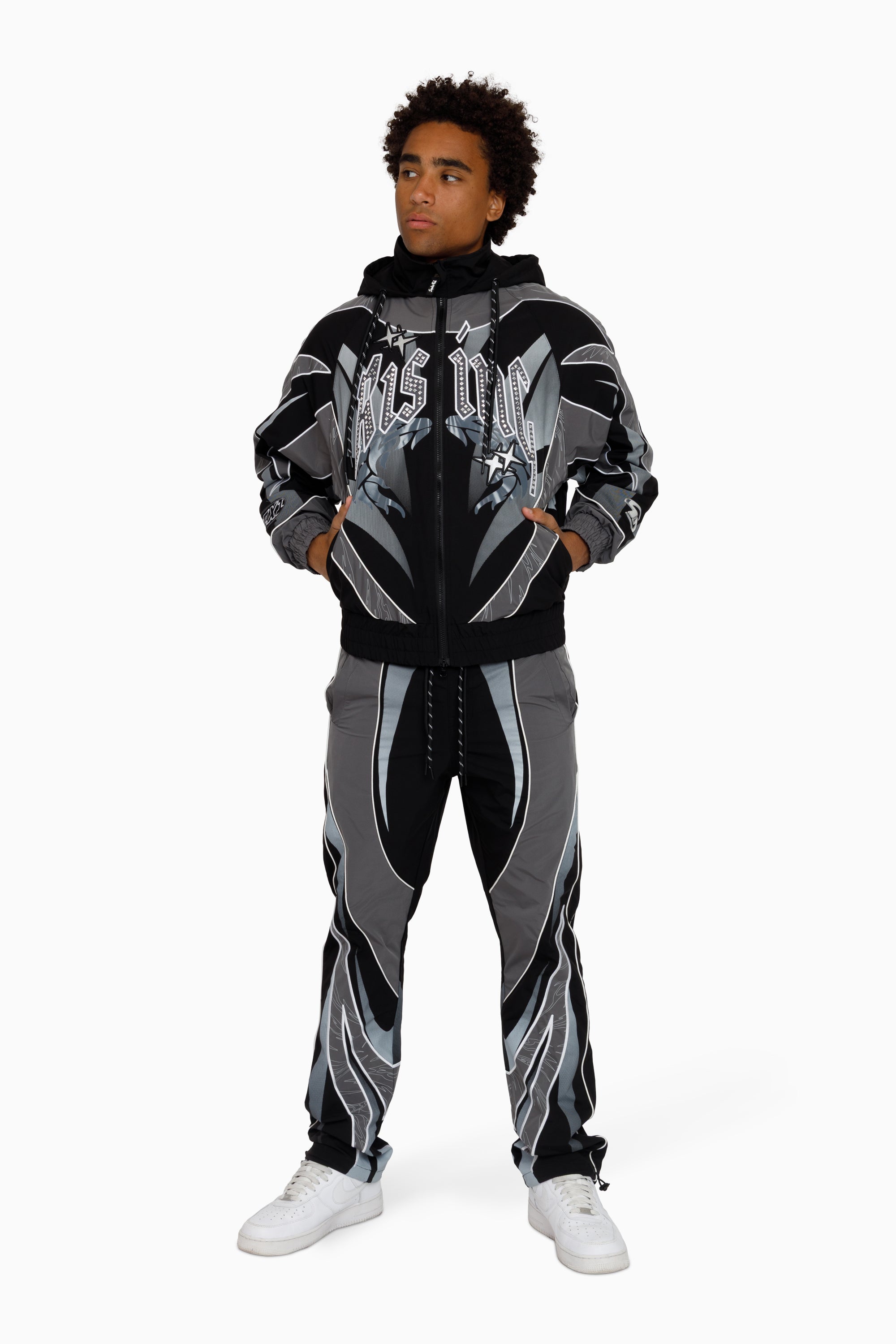 Rising Colorblock Windbreaker Jacket - Castlerock
