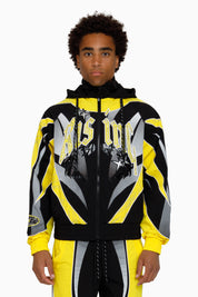 Rising Colorblock Windbreaker Jacket - Cyber Yellow