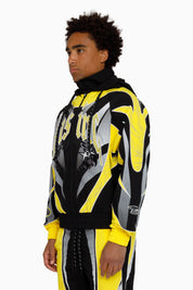 Rising Colorblock Windbreaker Jacket - Cyber Yellow