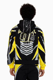Rising Colorblock Windbreaker Jacket - Cyber Yellow