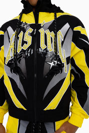 Rising Colorblock Windbreaker Jacket - Cyber Yellow