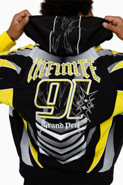 Rising Colorblock Windbreaker Jacket - Cyber Yellow