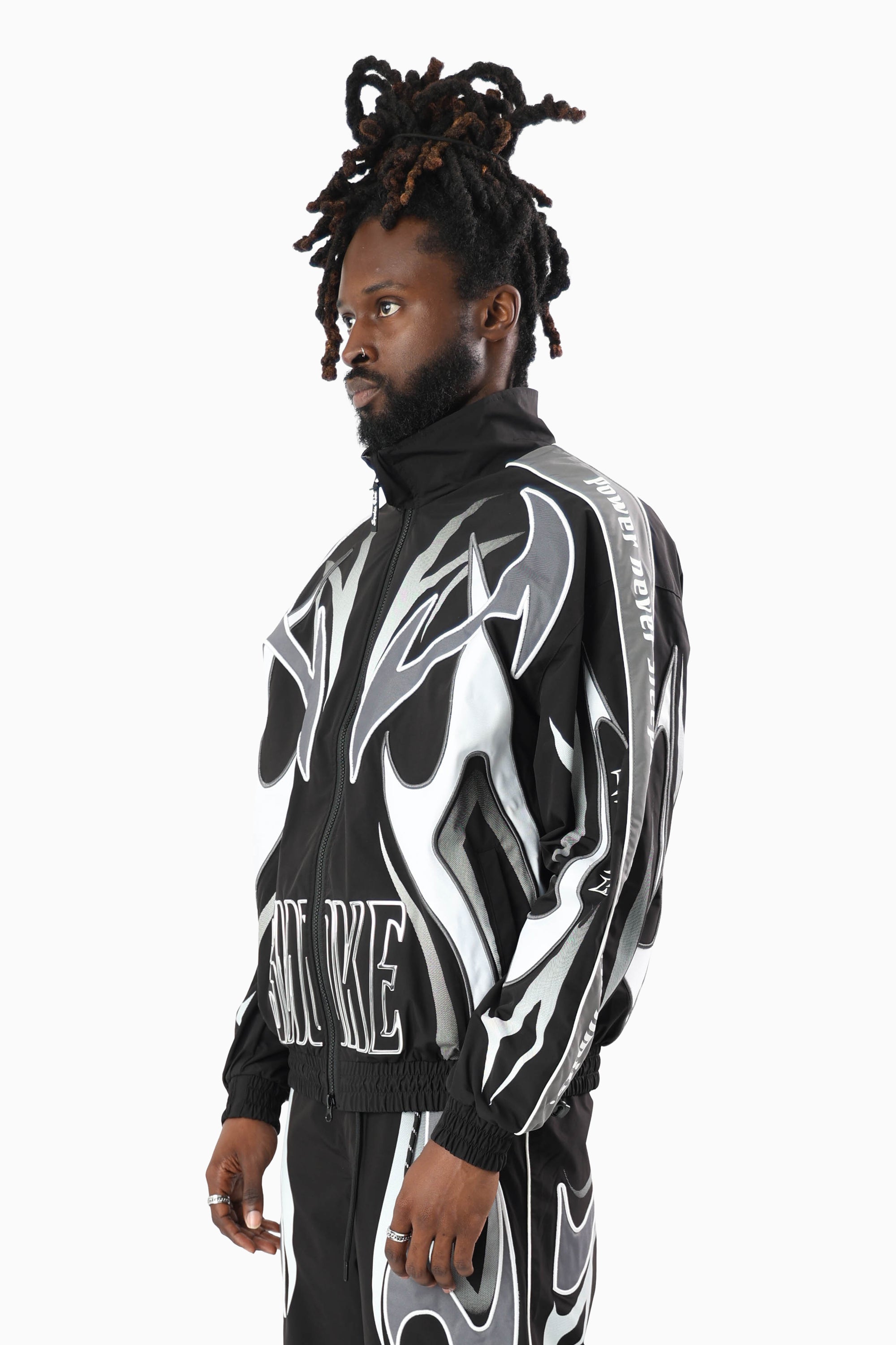 Power Windbreaker Jacket - Black