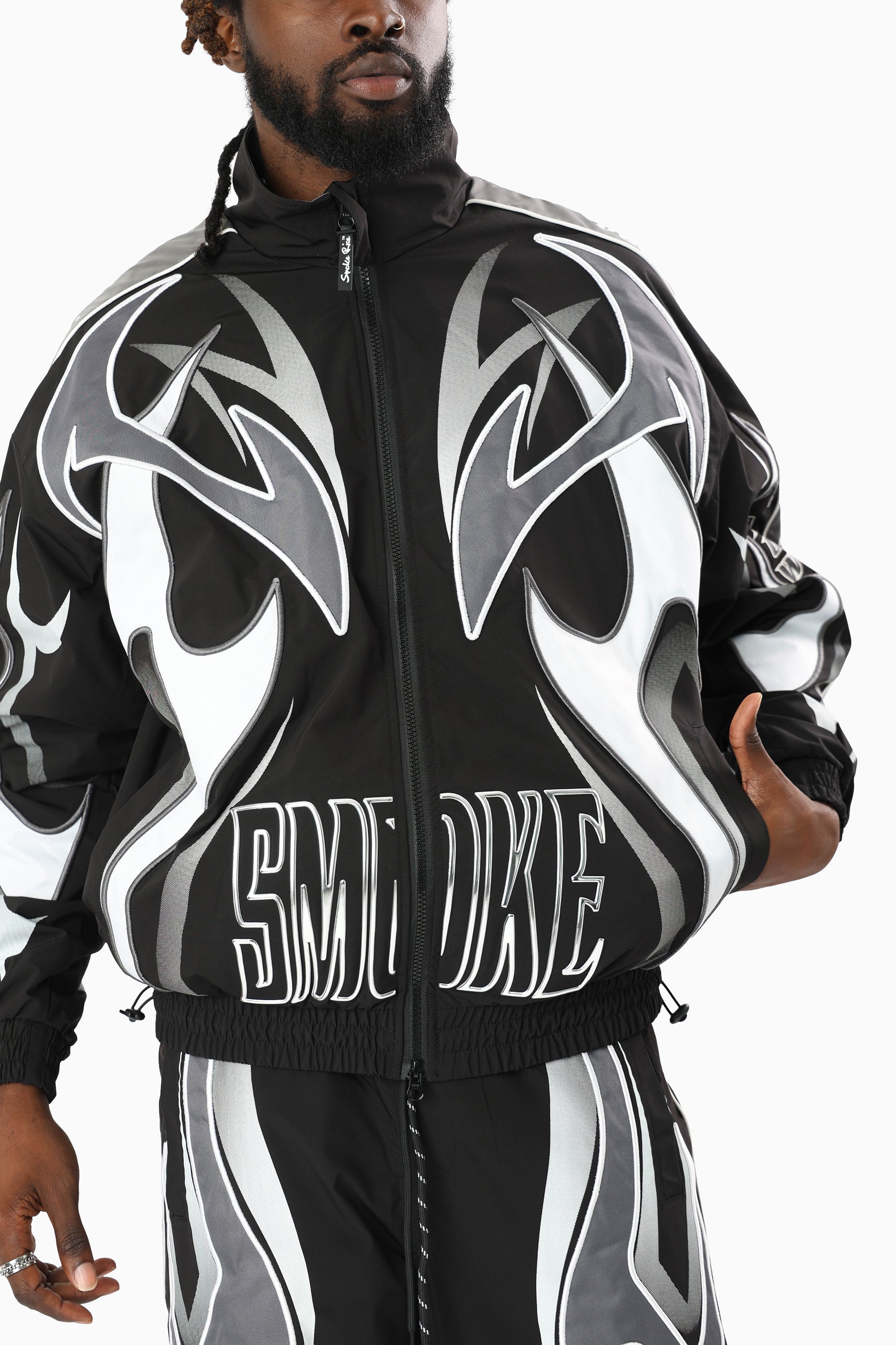 Power Windbreaker Jacket - Black