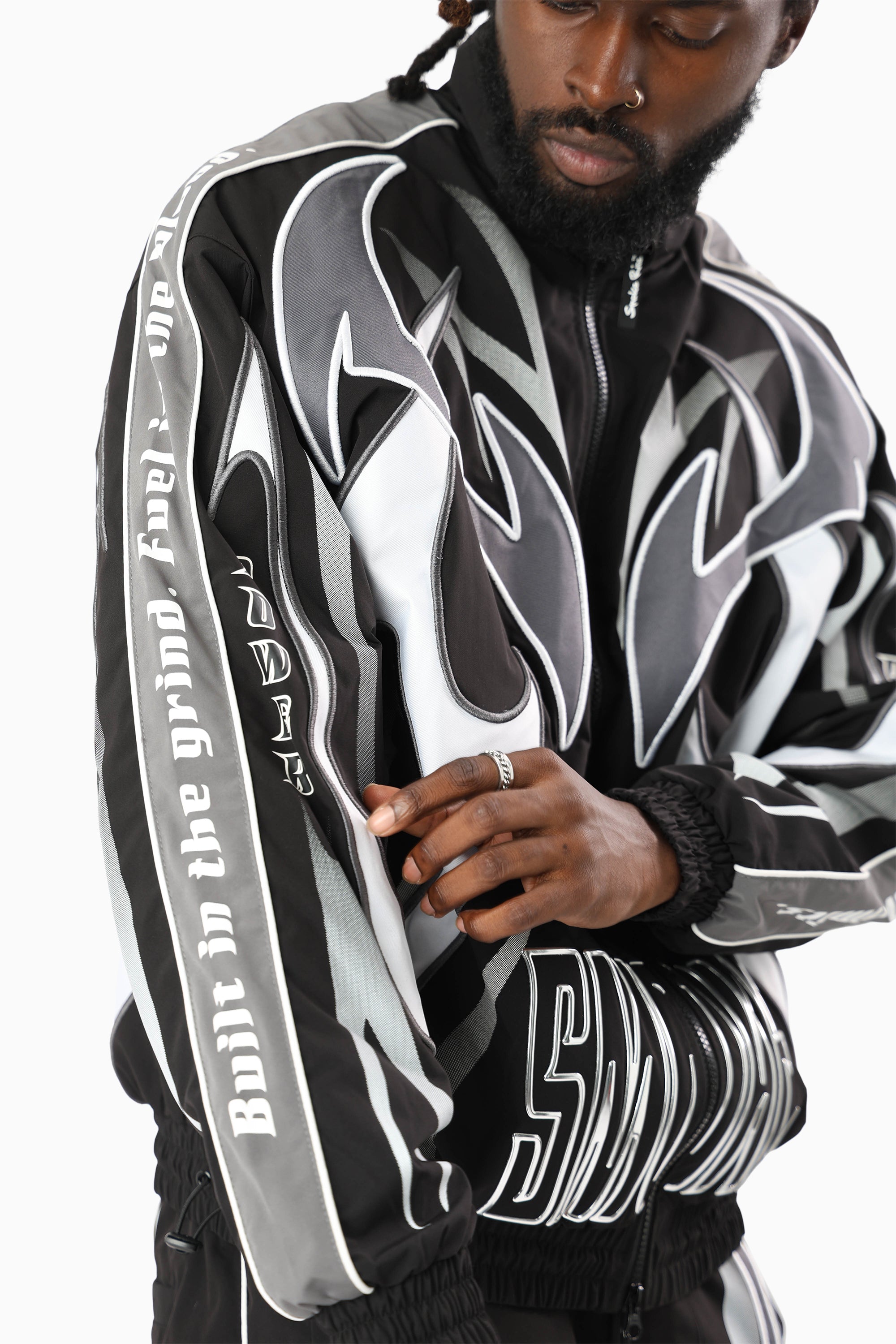 Power Windbreaker Jacket - Black