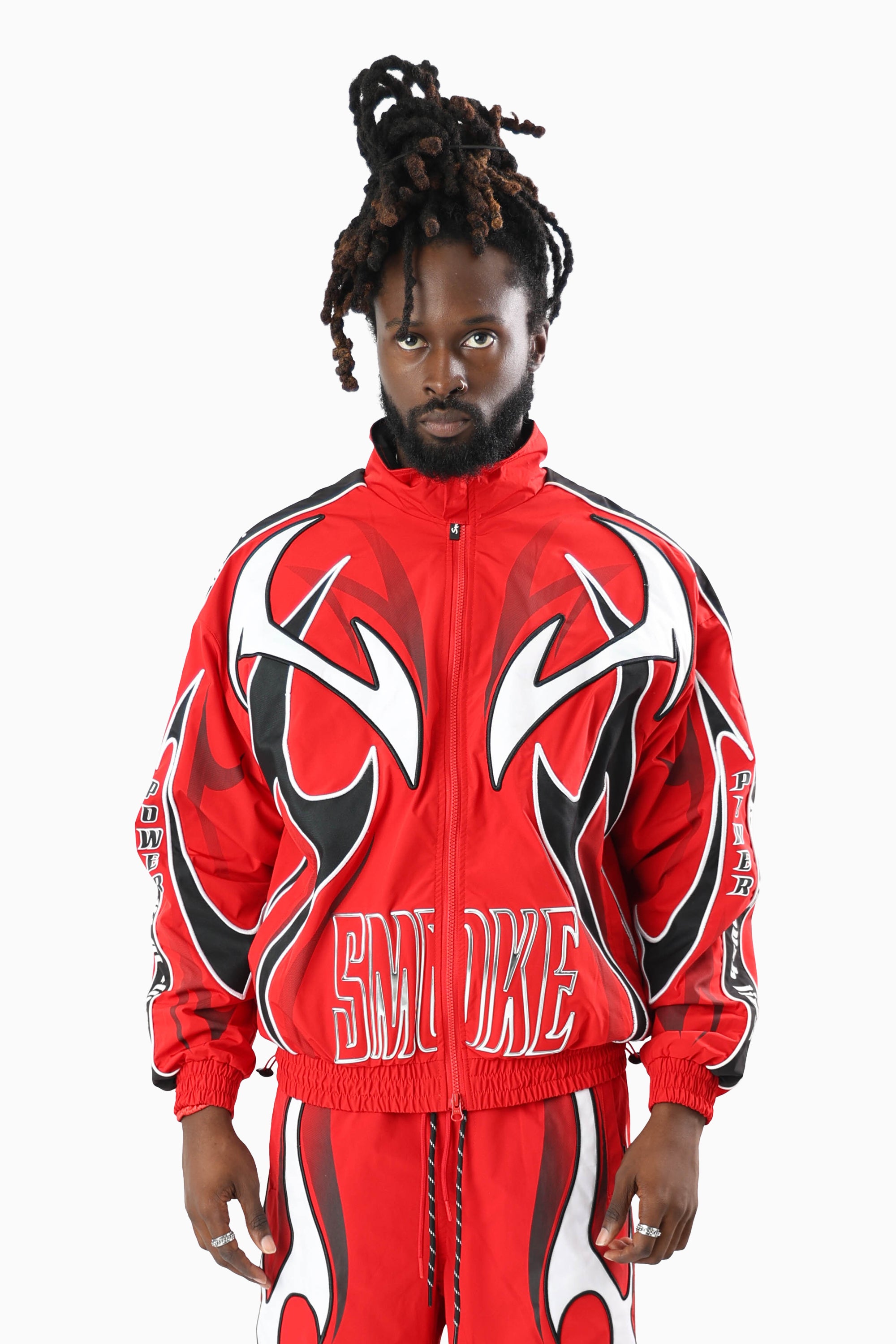 Power Windbreaker Jacket - True Red