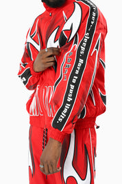 Power Windbreaker Jacket - True Red