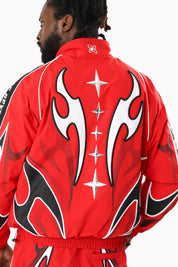Power Windbreaker Jacket - True Red