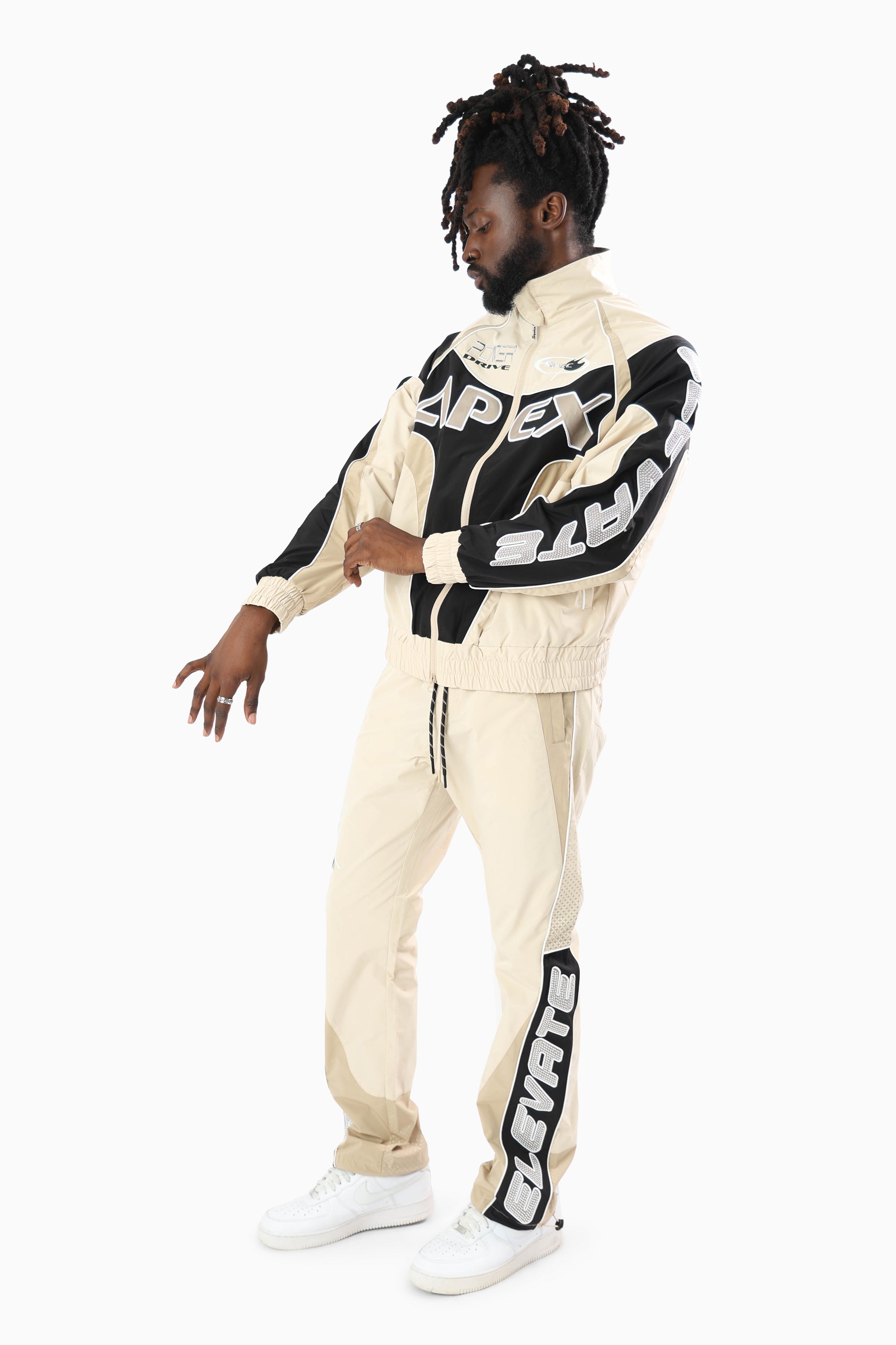 Elevate Windbreaker Jacket - Light Khaki