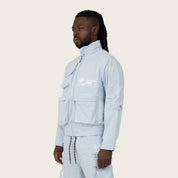 Racing Utility Windbreaker Jacket - Skyway