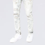 Slim Heavy Vintage Washed Jeans