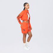 Slouched Utility Windbreaker Shorts
