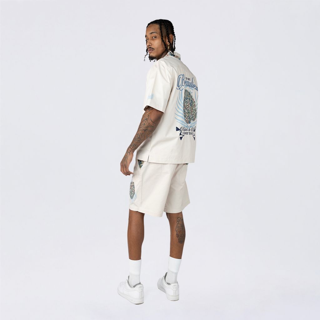 Boxy Tapestry SS Buttoned Down Shirt