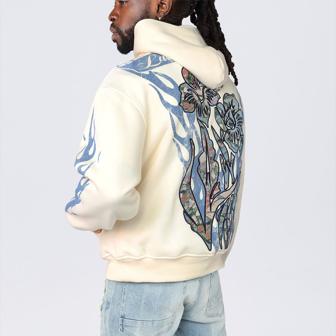 Oversized Fleece Tapestry Hoodie