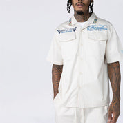 Boxy Tapestry SS Buttoned Down Shirt