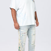 Big and Tall - Straight Tapestry Embroidered Jeans