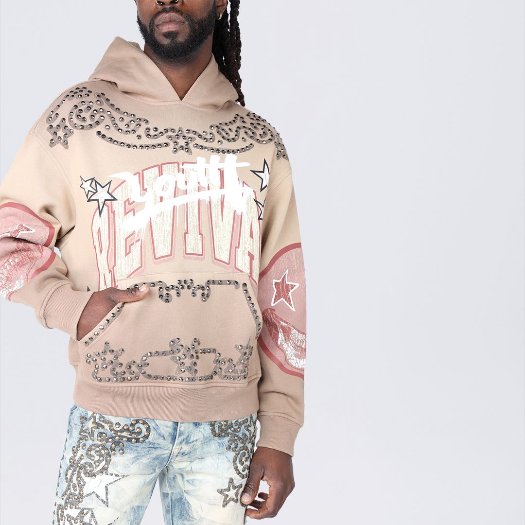 Oversized Maximalist Fleece Hoodie