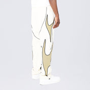 Straight Maximalist Windbreaker Pants