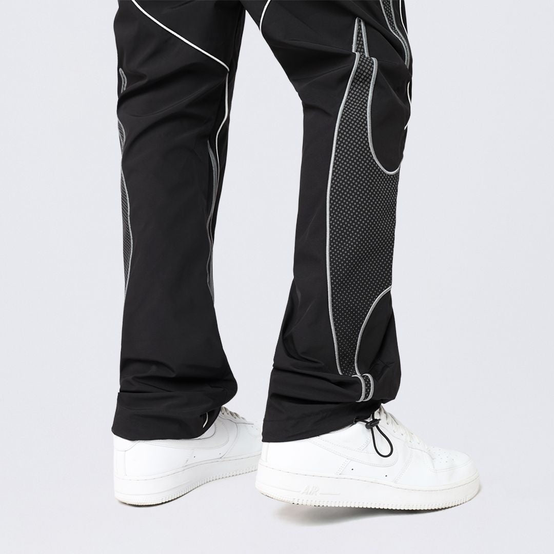 Straight Maximalist Windbreaker Pants