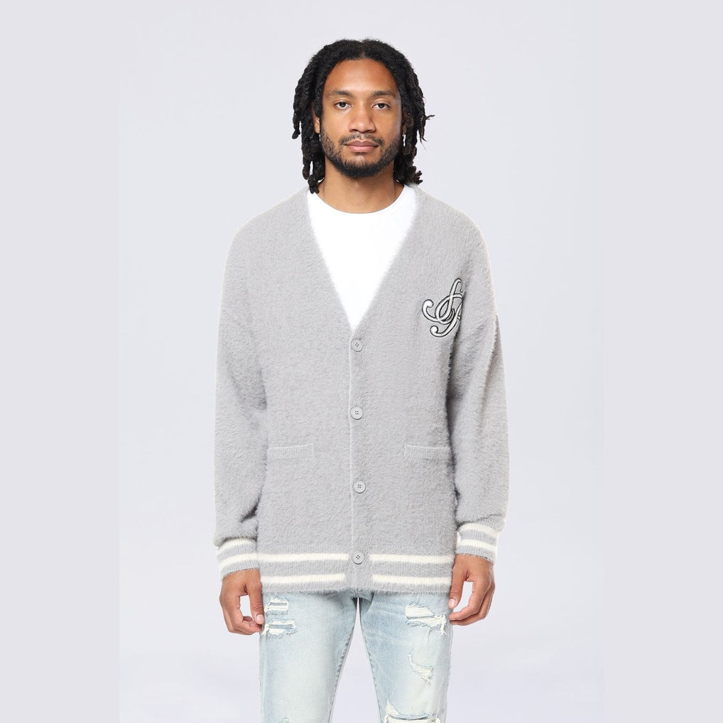 Smoke Rise Country Club Cardigan - Heather Grey