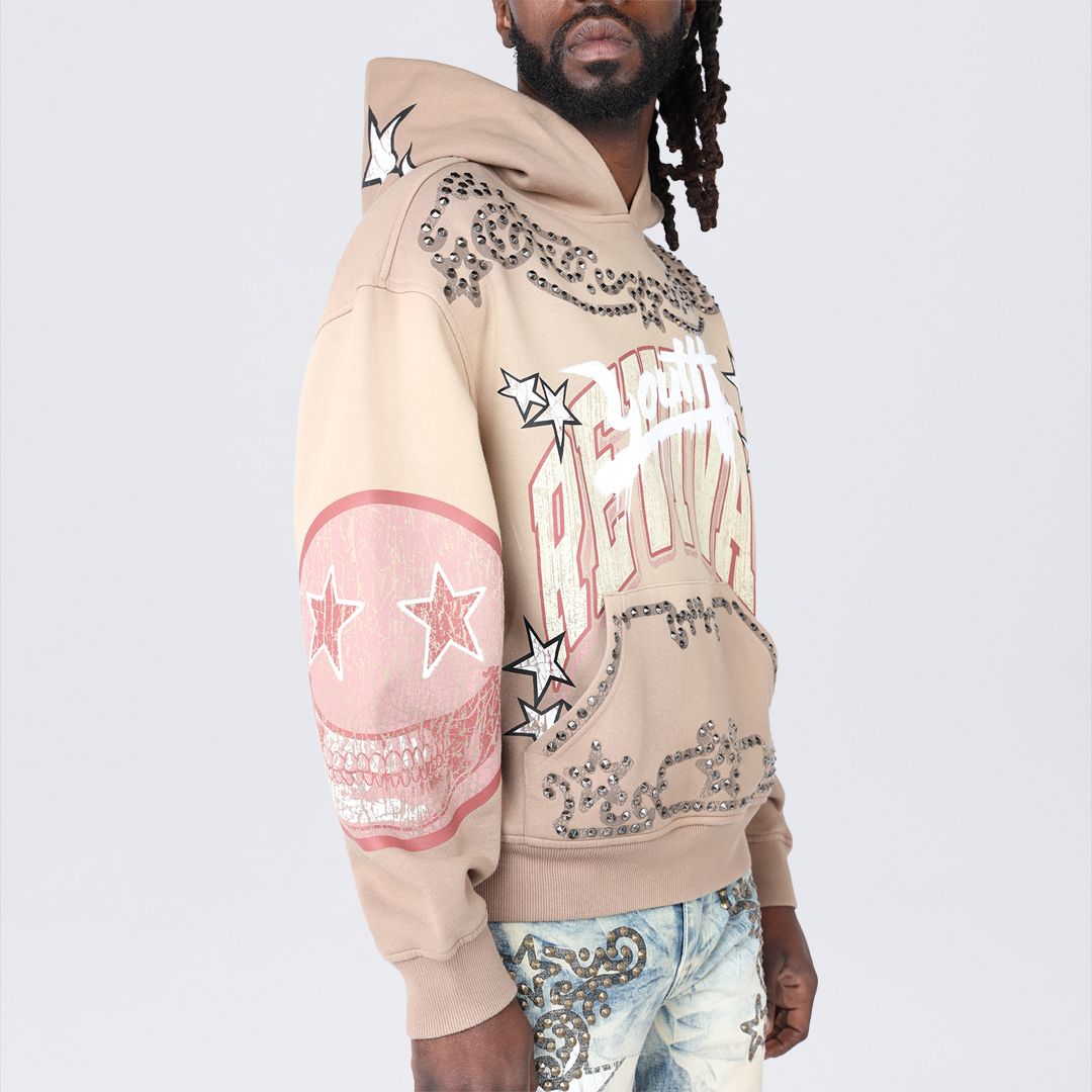 Oversized Maximalist Fleece Hoodie